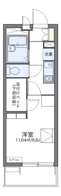 レオパレス雄新ひまわり 間取り図