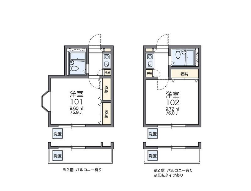 レオパレス相模原第１ 間取図