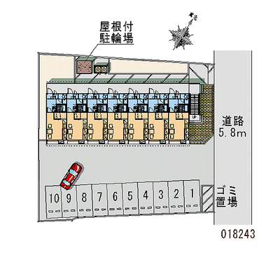 18243 bãi đậu xe hàng tháng