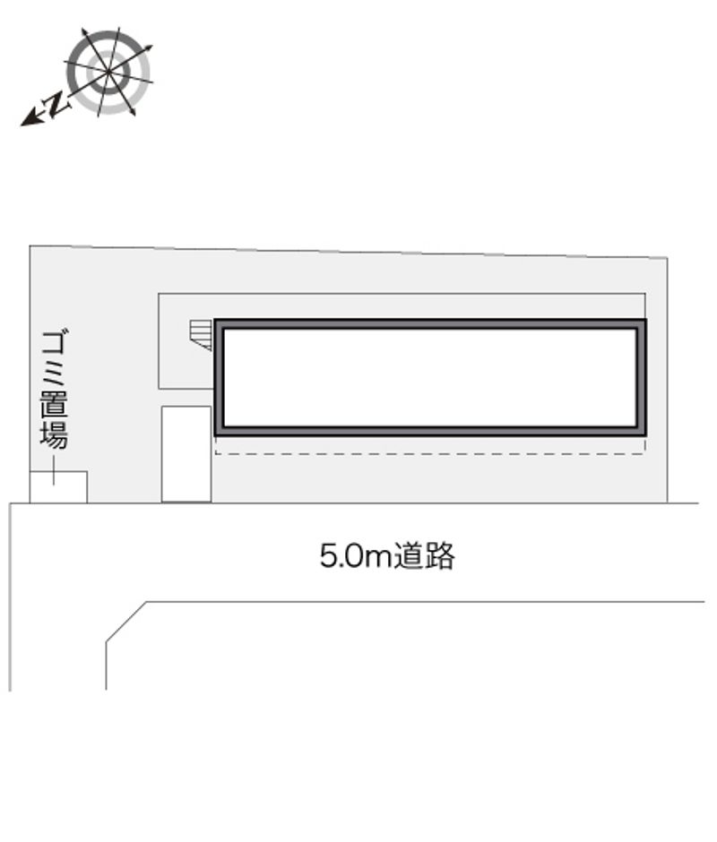 レオパレスクレスト 配置図
