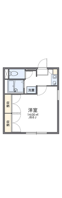 レオパレスリバティー２ 間取り図