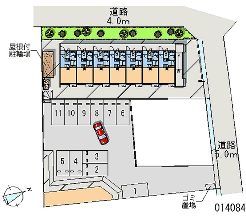 14084 Monthly parking lot