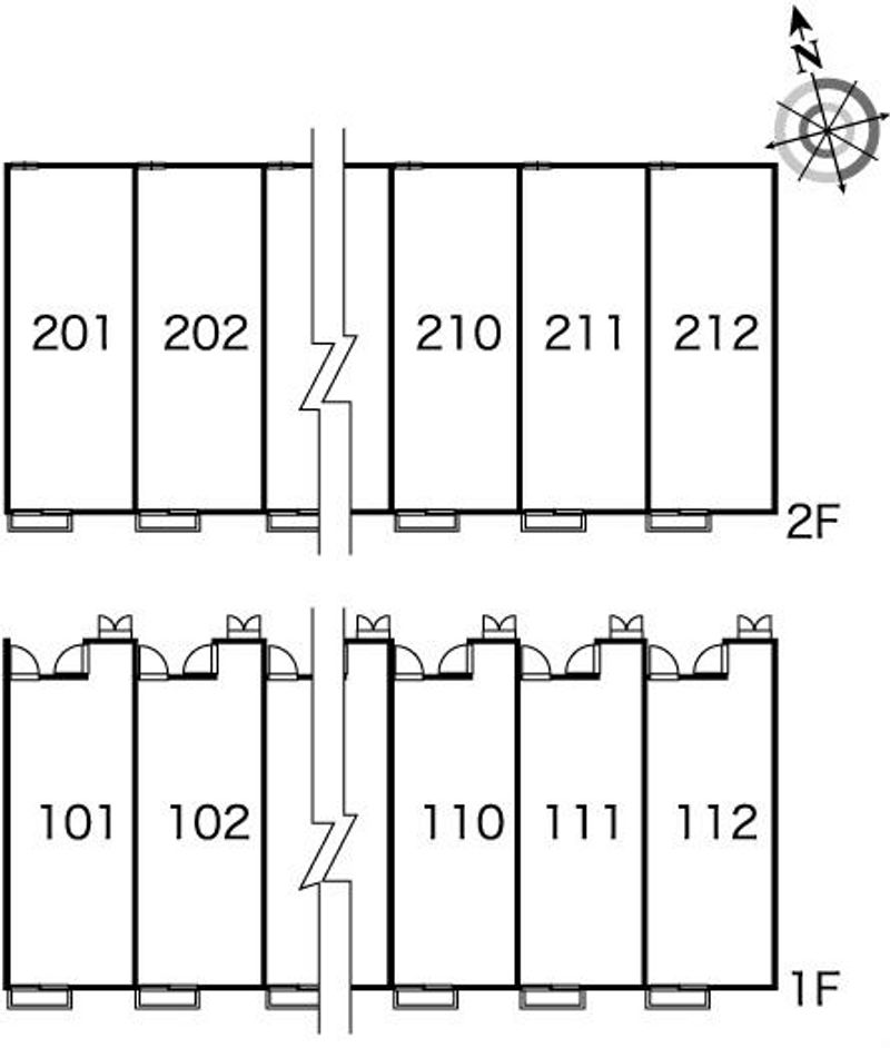 レオパレス華 間取配置図
