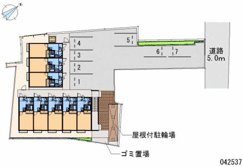 レオパレス歩 月極駐車場