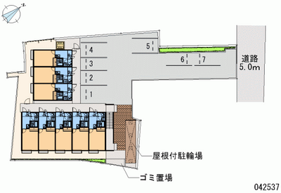 42537 Monthly parking lot