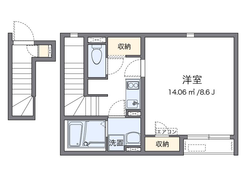 クレイノリヴェールの森 間取り