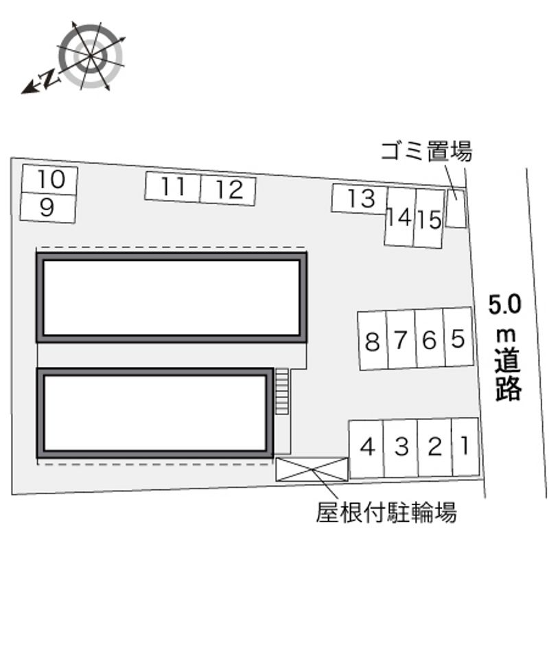レオパレスフィレンツェ 配置図