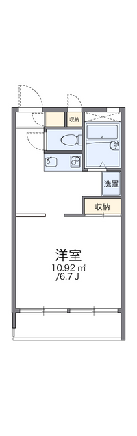 レオパレス要町Ⅱ 間取り図