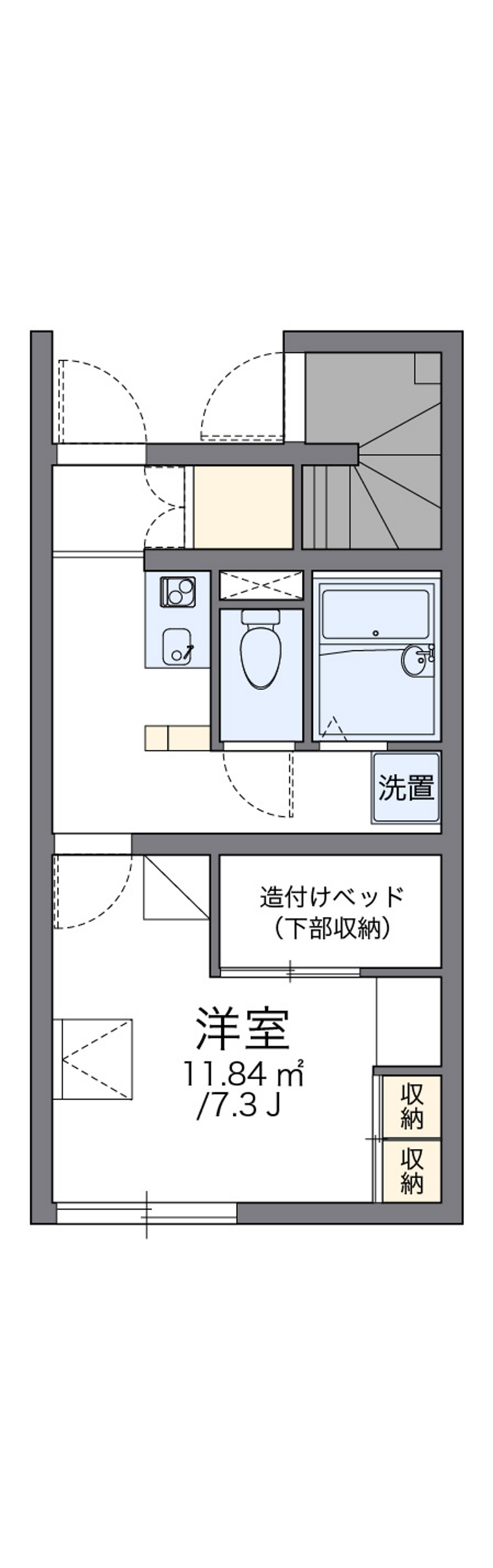 レオパレスアークスペランザ 間取り