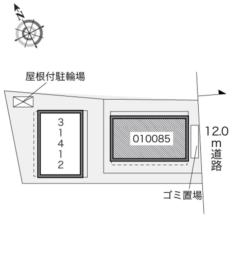 レオパレスラルクアンシエル 配置図