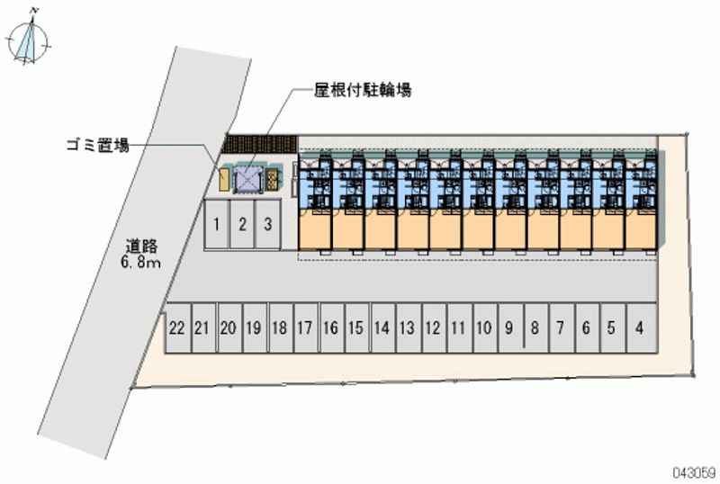 レオネクスト西滝 月極駐車場