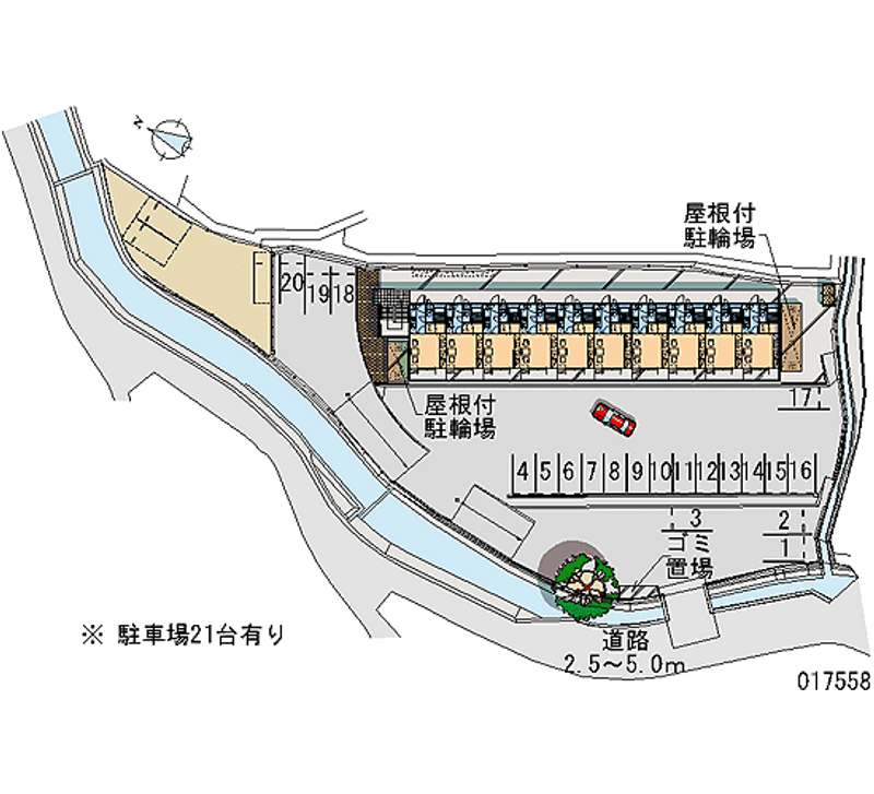 17558月租停车场