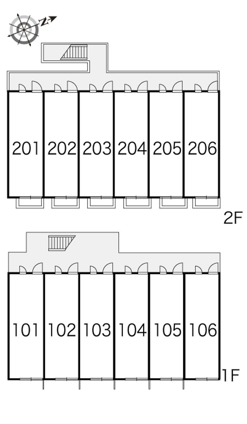 レオパレスエポック 間取配置図