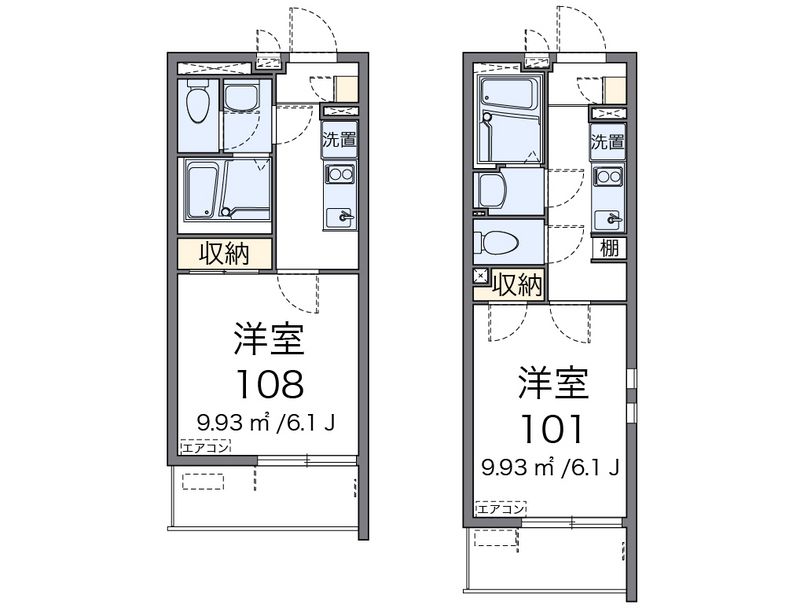 クレイノ栞 間取図