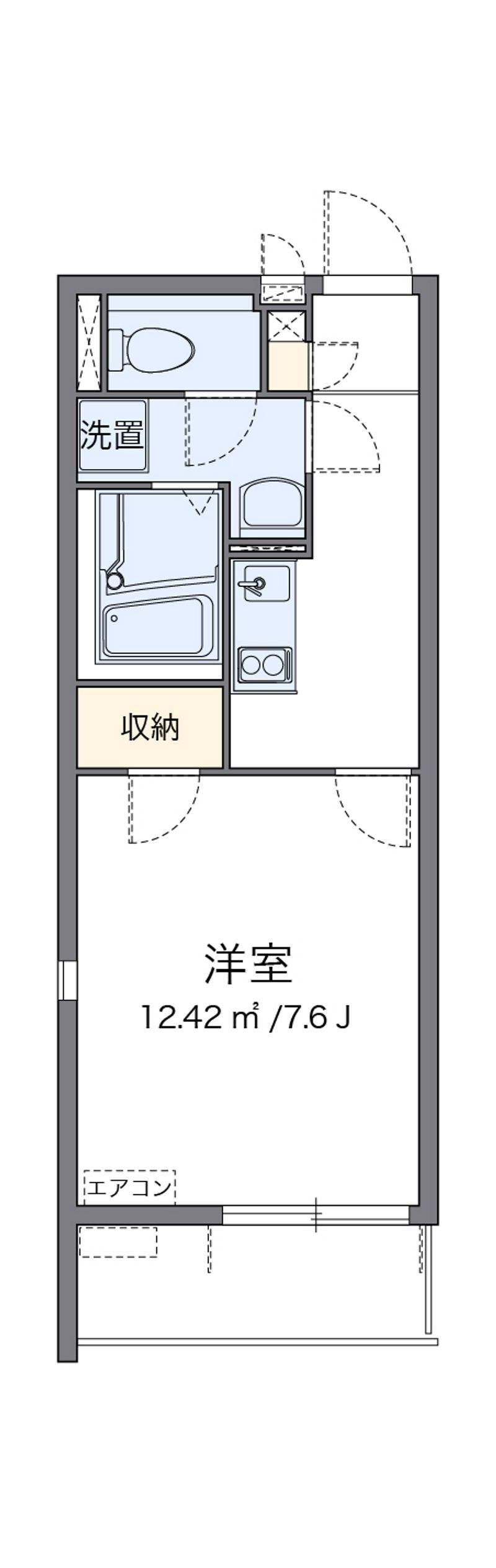 クレイノアークハイムⅢ 間取図
