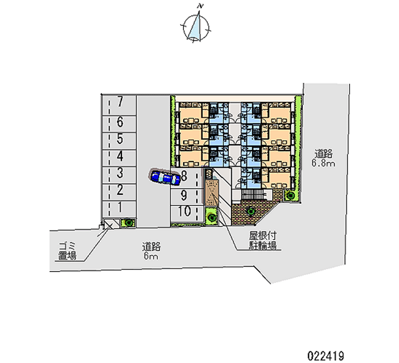 22419 Monthly parking lot