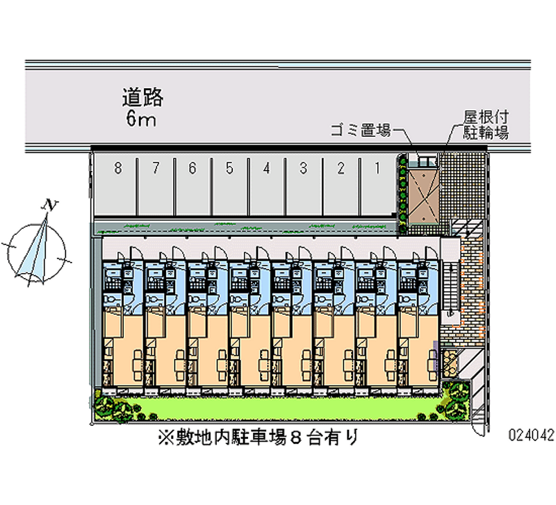 24042 bãi đậu xe hàng tháng