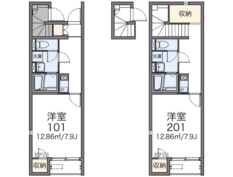 レオネクストアムール天童 間取図