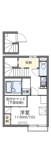 レオパレス幸玉 間取り図