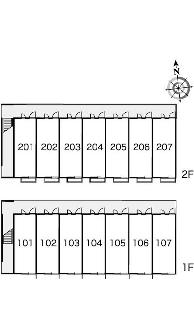 レオパレスグランシャリオ 間取り配置図