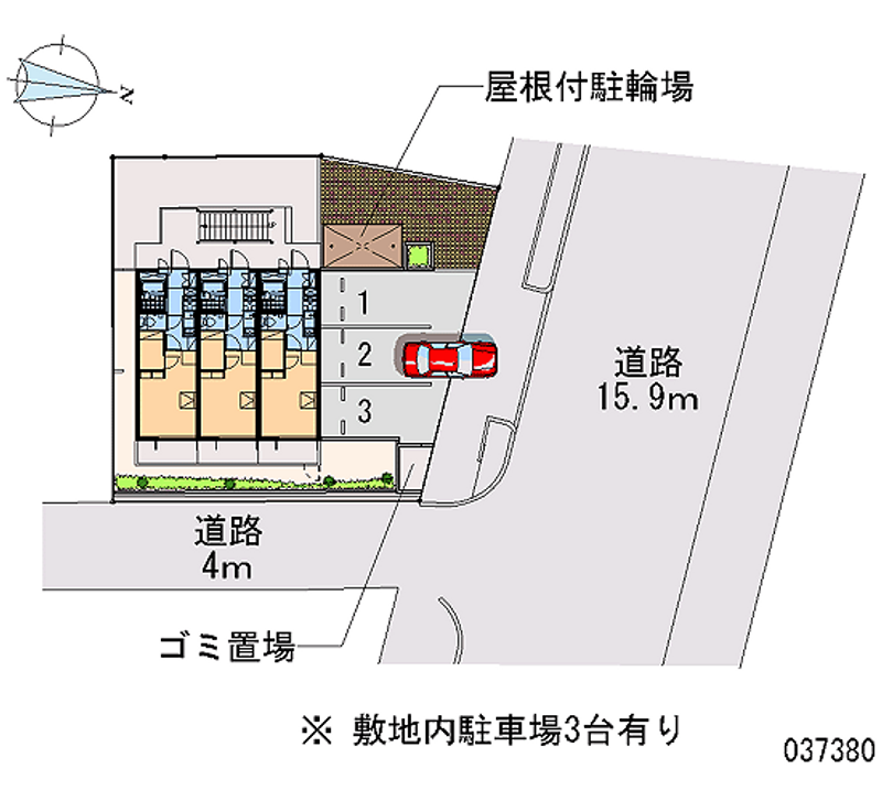 レオパレス上野東 区画図