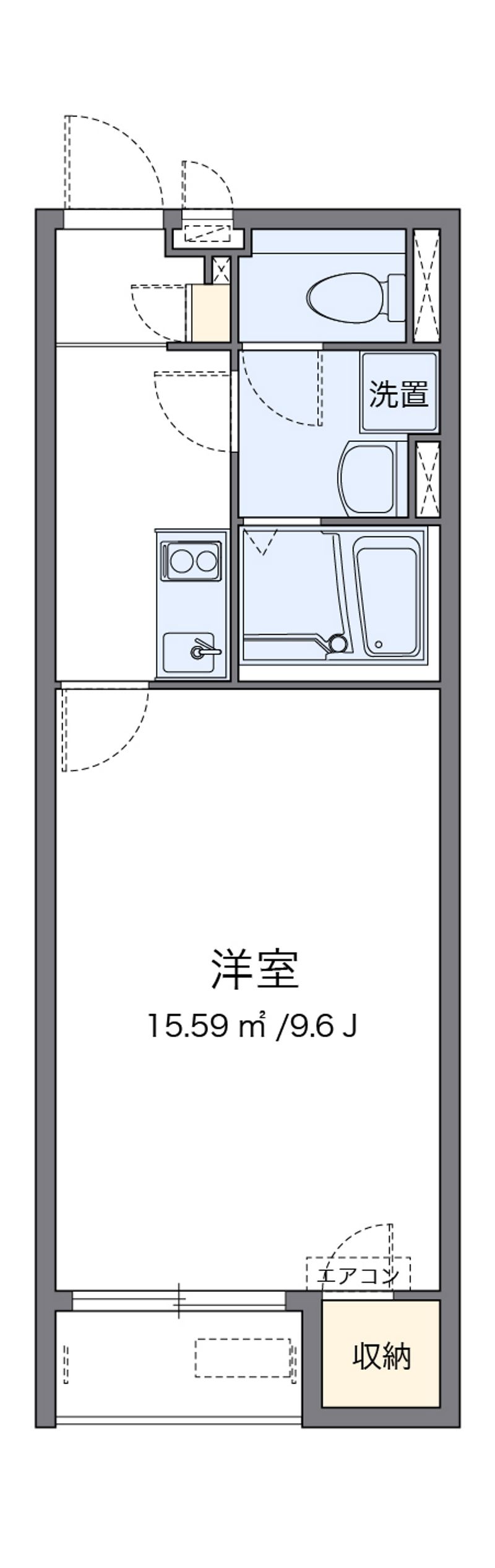 クレイノウイル 間取図