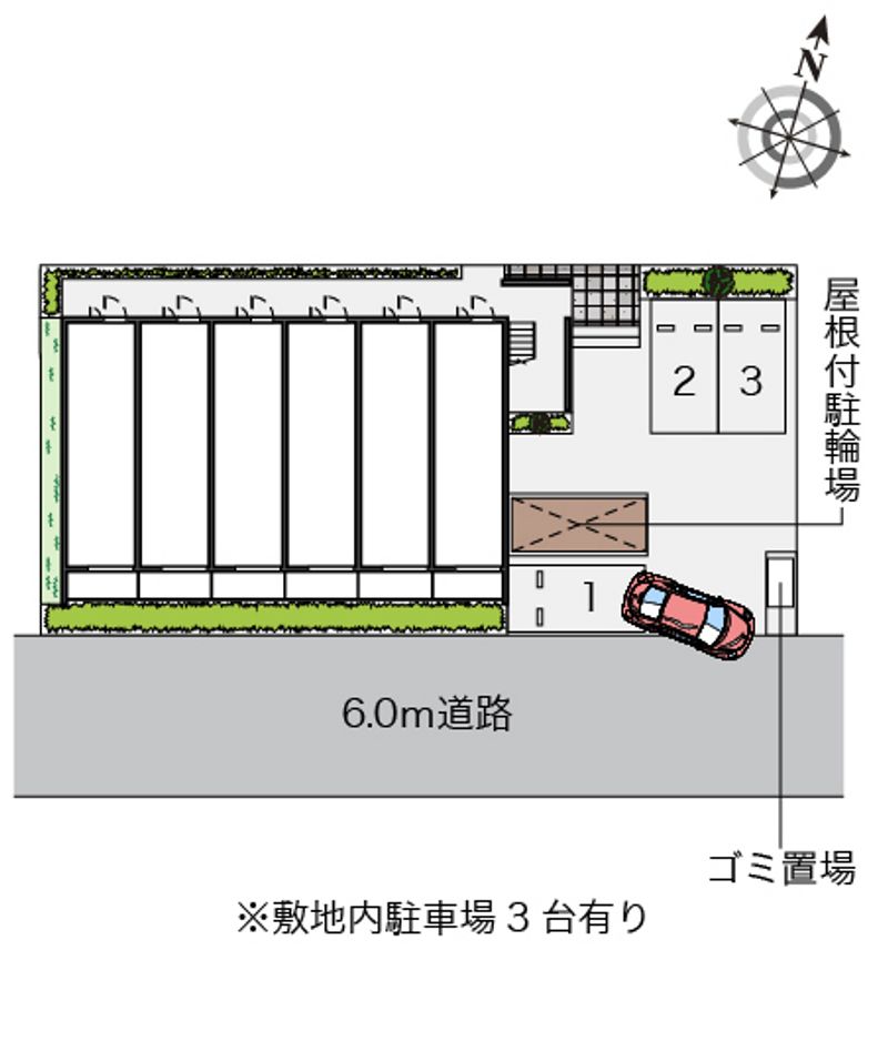 クレイノＷＥＳＴ八潮 配置図
