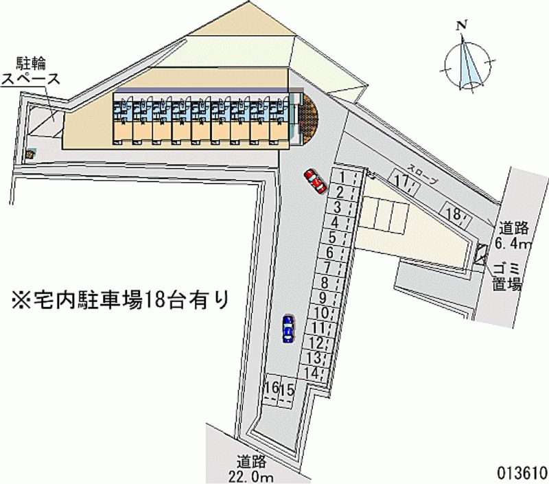 レオパレス惣利 月極駐車場