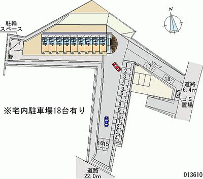 レオパレス惣利 月極駐車場