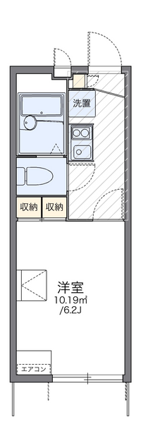 レオパレスカームヴィラ 間取り図