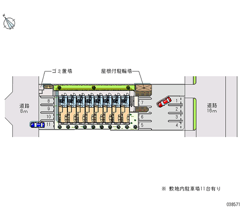 38571 Monthly parking lot