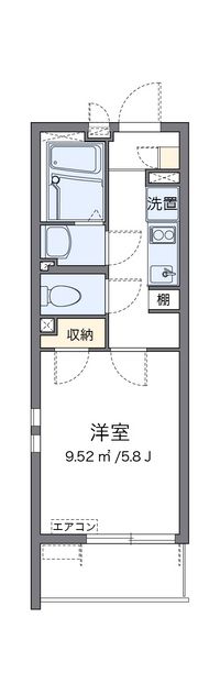 クレイノ大森町 間取り図