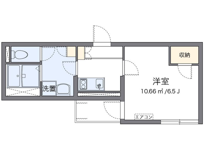 クレイノ清水せいわ 間取図