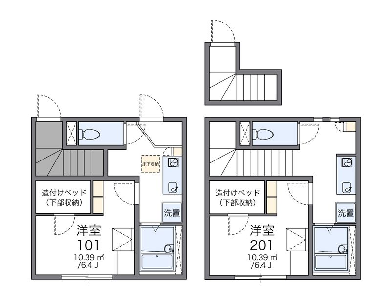 レオパレス八田 間取図