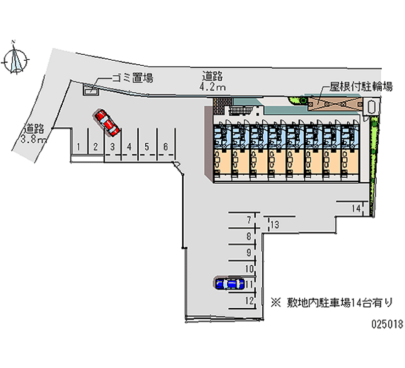 25018月租停車場