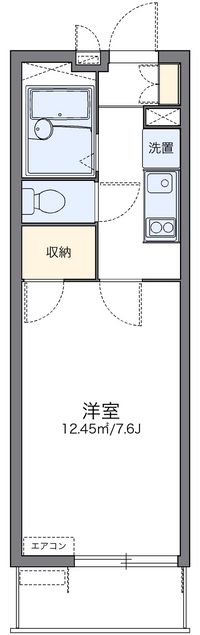 レオパレスドリームハイツ氷室 間取り図