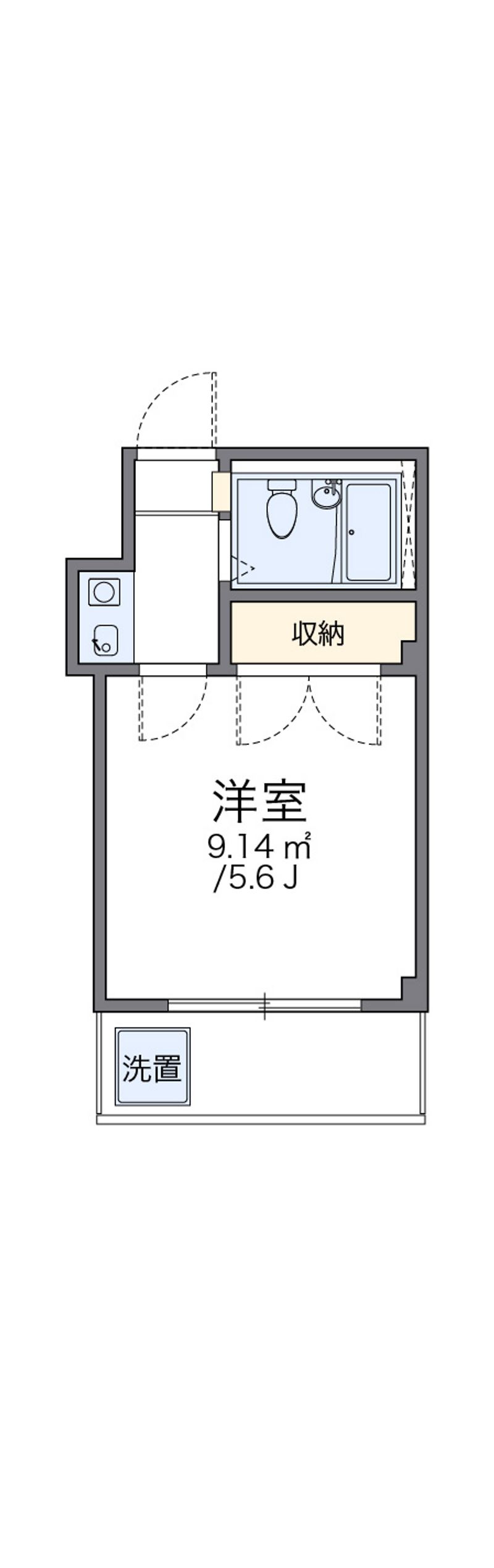 レオパレス春吉 間取図