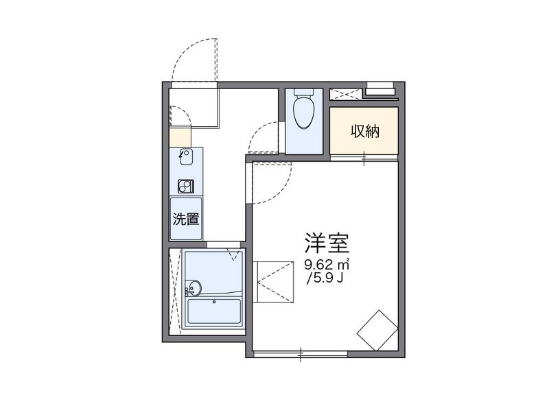 レオパレスリベルテ 間取図