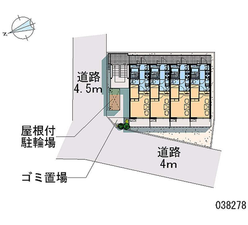 レオパレスアルメリア 区画図