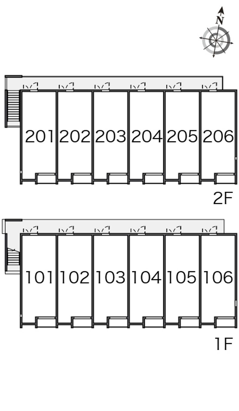 レオネクスト多田新田 間取配置図