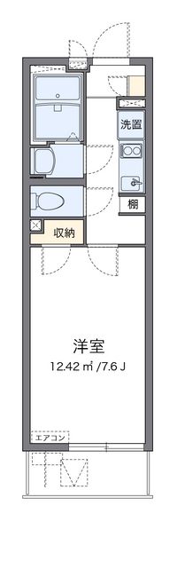 クレイノウィステリア 間取り図