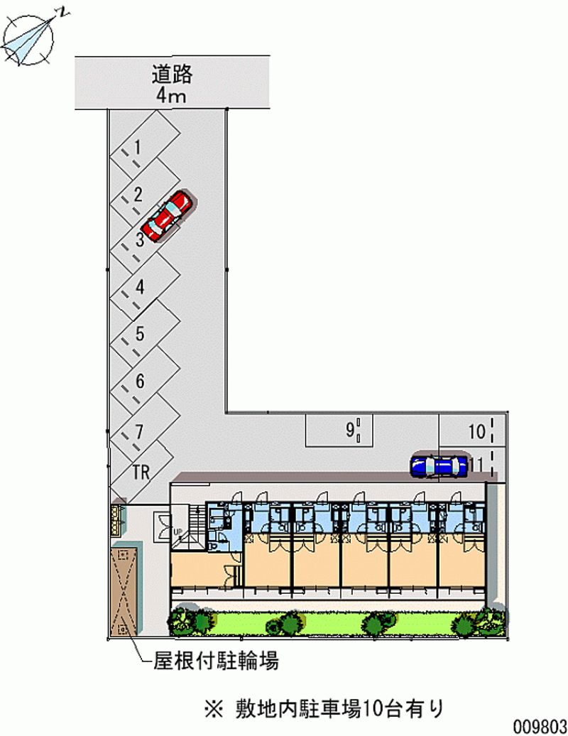 レオパレス深谷 月極駐車場