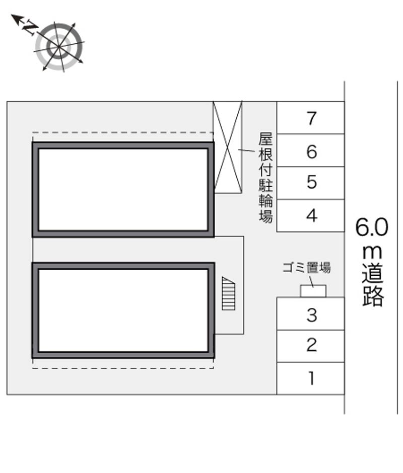 レオパレス東尾道 配置図