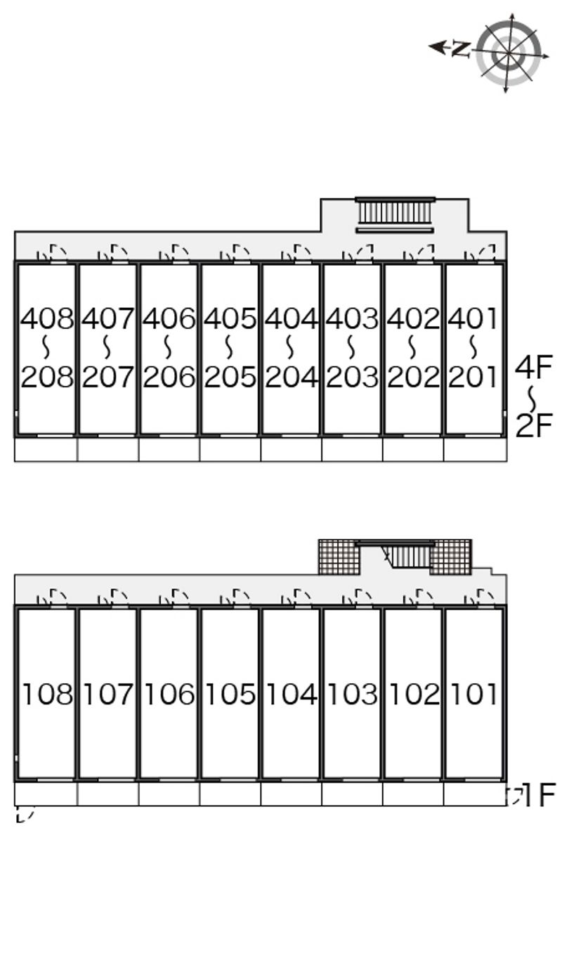 レオネクスト舟橋 間取配置図