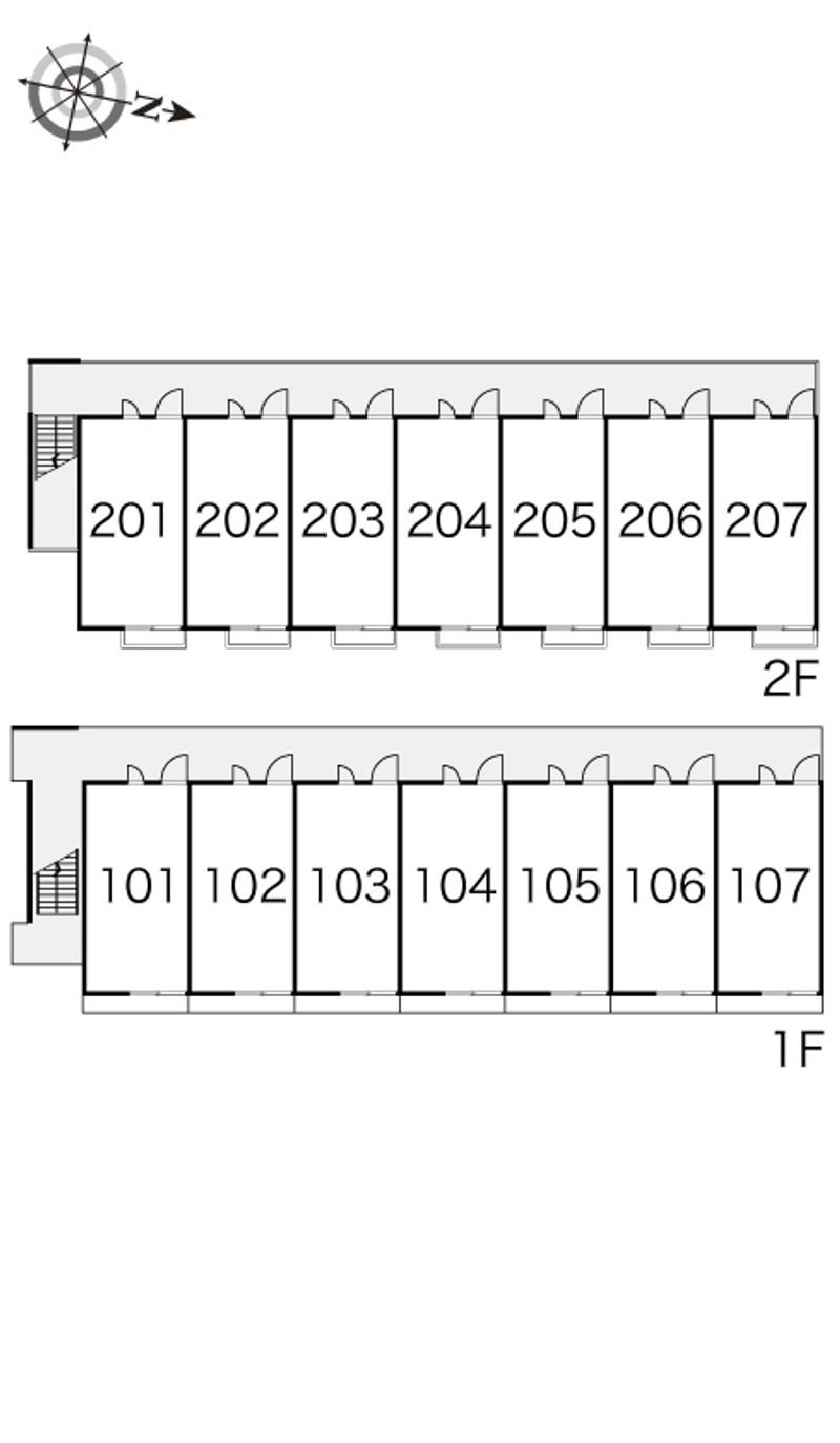 レオパレスグランシャリオ 間取り配置図