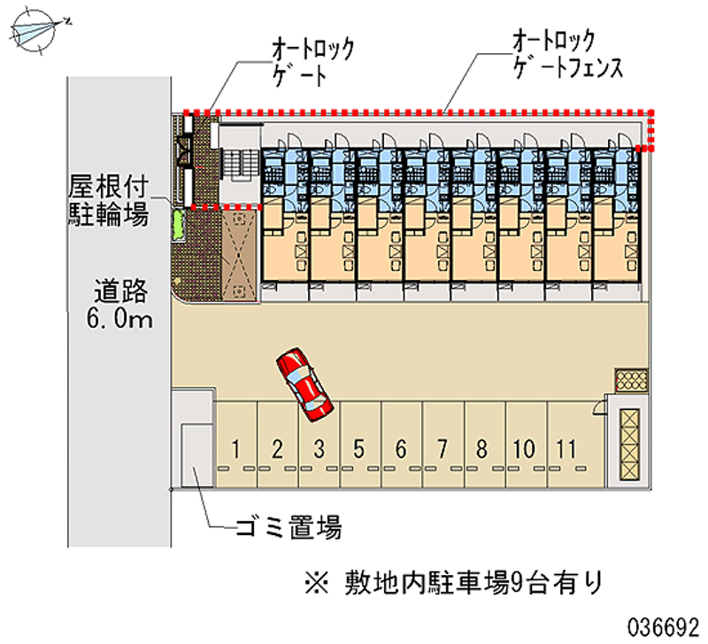 36692 Monthly parking lot