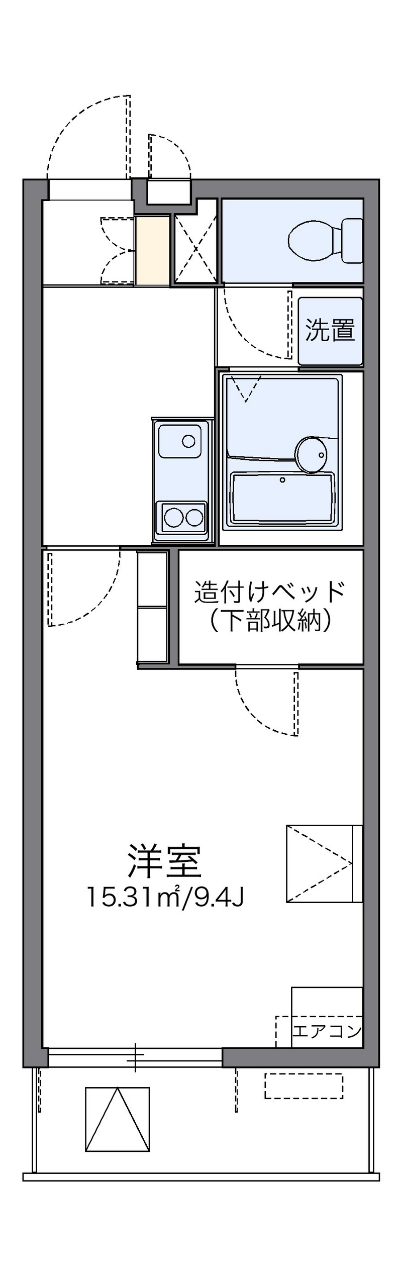 レオパレスアイエス 間取り