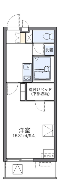 レオパレスアイエス 間取り図