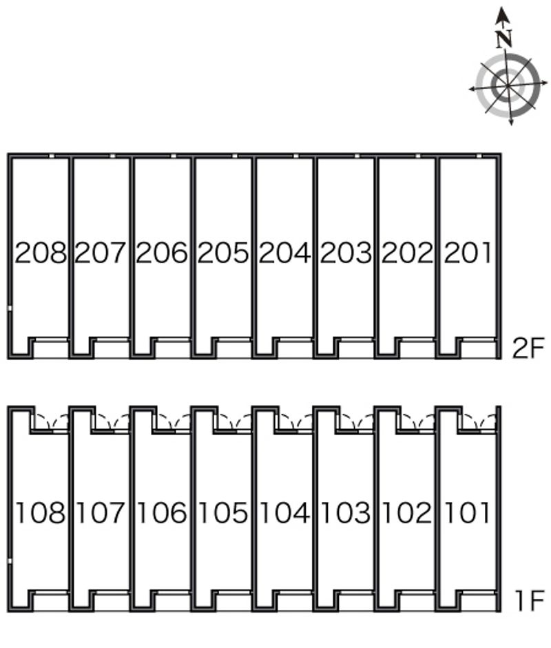 レオネクストルリーヴォ 間取配置図