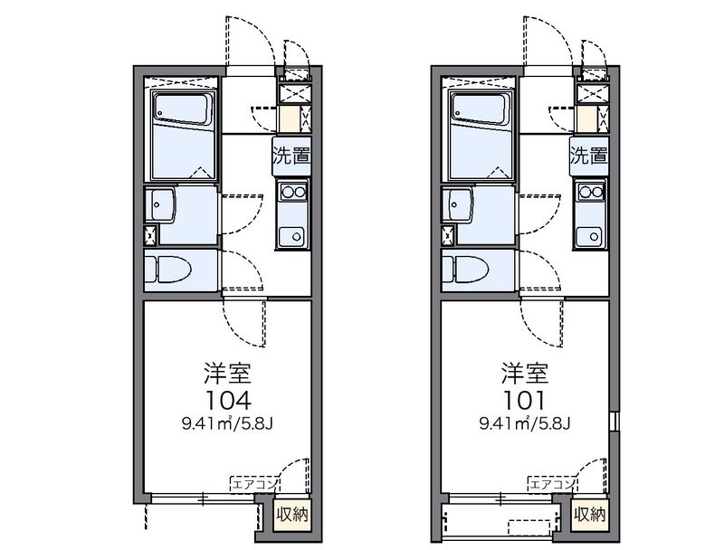 レオネクストアルカディア長沢 間取図